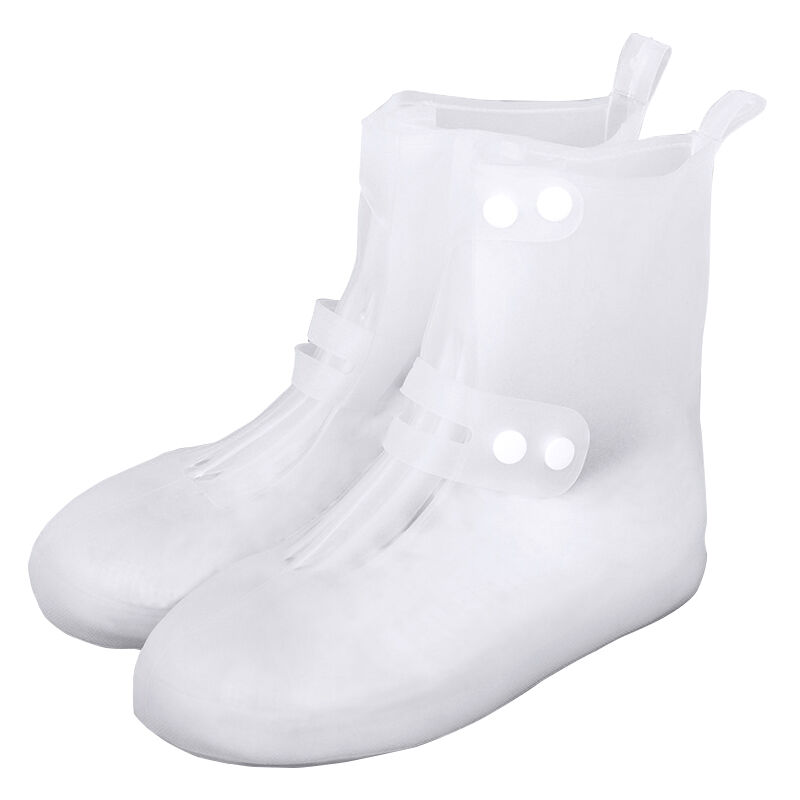 

Zaofeng Rainboots para exteriores, cubierta para zapatos de lluvia, zapatos transparentes para lluvia, impermeables, antideslizantes, botas