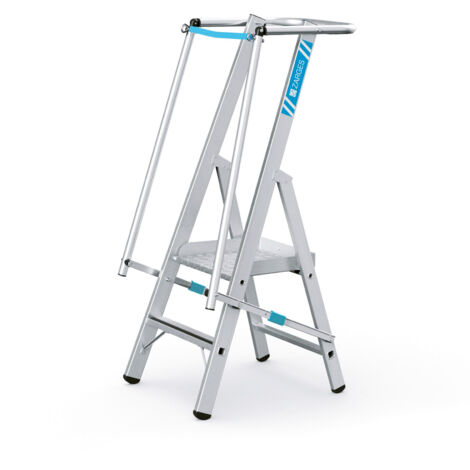 ZAP Safemaster S Stufenleiter mit großer Plattform Zarges 41672 0,52m