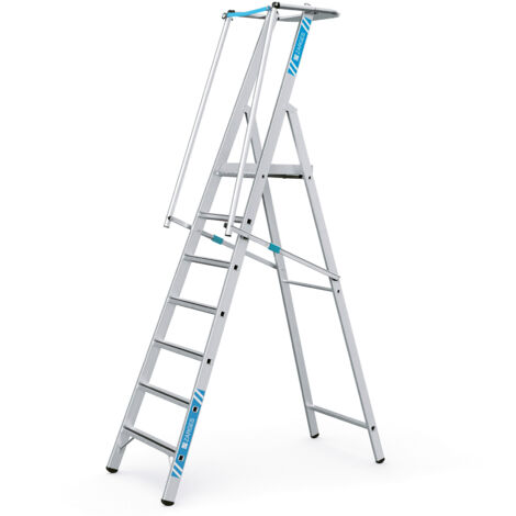 ZAP Safemaster S Stufenleiter mit großer Plattform Zarges 41677 1,84m