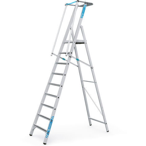 ZAP Safemaster S Stufenleiter mit großer Plattform Zarges 41679 2,34m