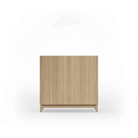 Zapatero 2 puertas modelo 513 acabado roble vallado, 90x90x27 (alto x ancho x fondo)