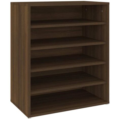 Zapatero 60 x 35 x 70 cm madera contrachapada marrón 020043408