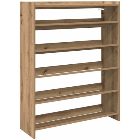 Zapatero artesanal de madera contrachapada 80x25x100 cm vidaXL