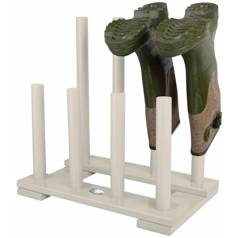 

Zapatero blanco para botas, Esschert Design CF48W