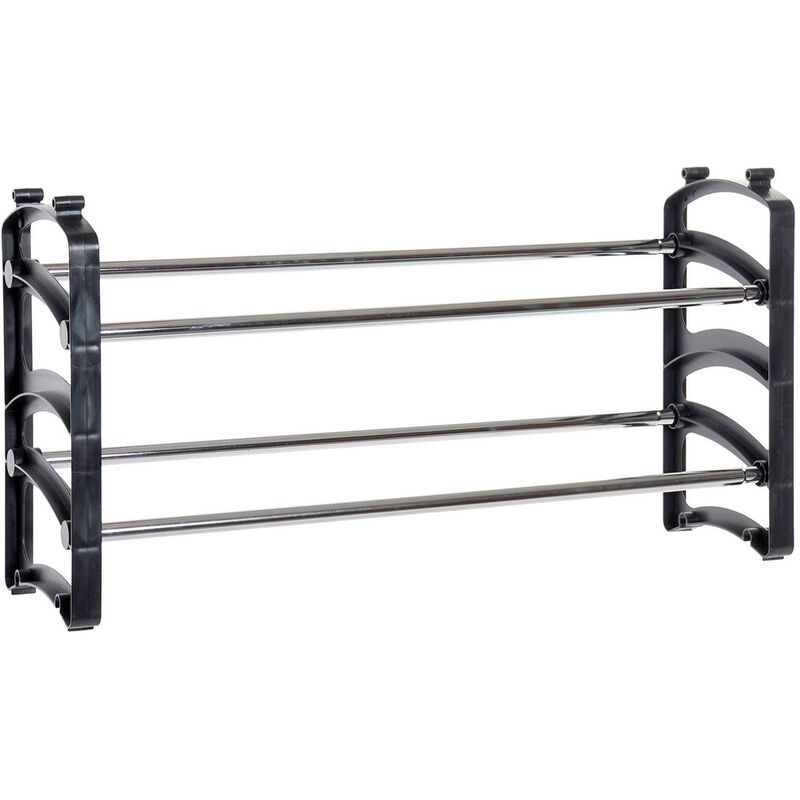 

Zapatero DKD Home Decor Negro Acero Polipropileno (62 x 18 x 33 cm)