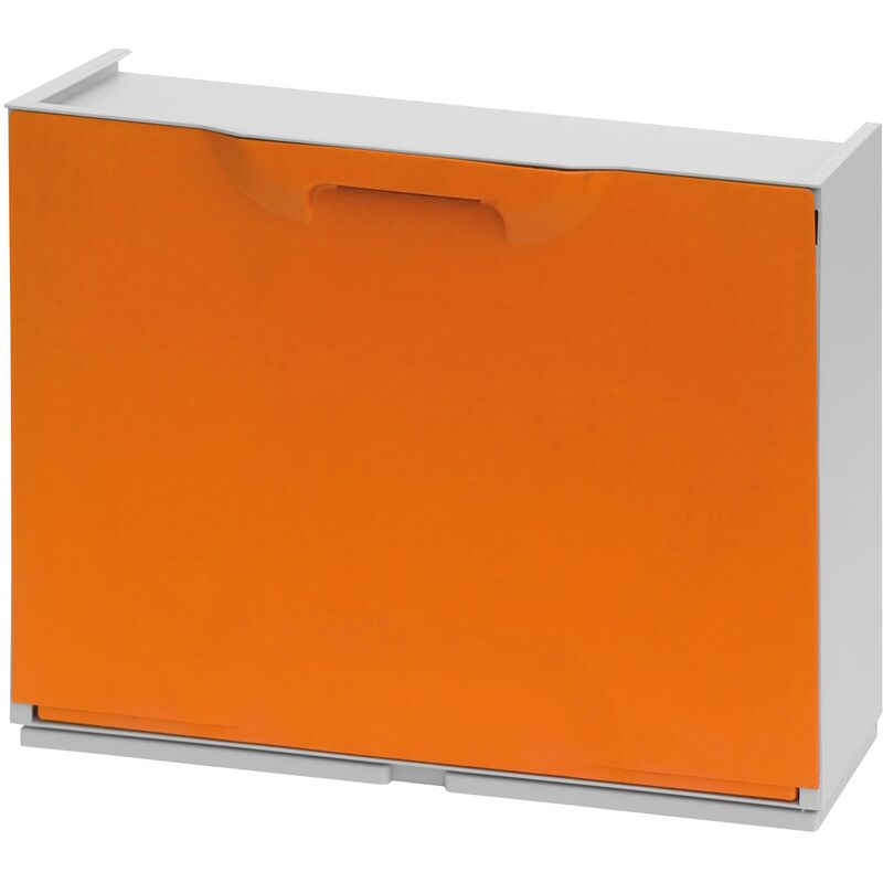 

Zapatero en polipropileno color naranja