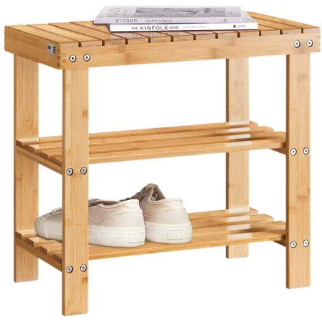 Zapatero, estantería para Zapatos de bambú 2 años de garantía, L50xP29xA45, FSR02-K-N SoBuy ES