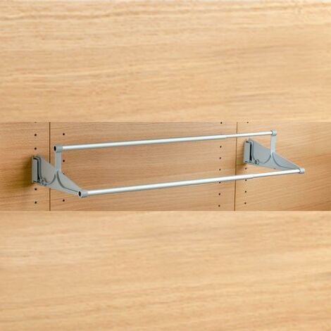 zapatero extensible de 510mm a 940mm. sujeción lateral. color gris
