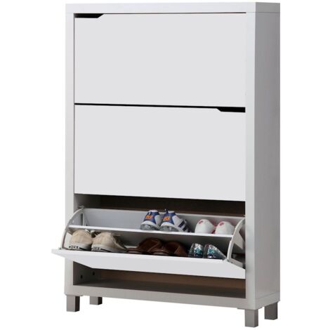 Zapatero Kubox 3 puertas blanco