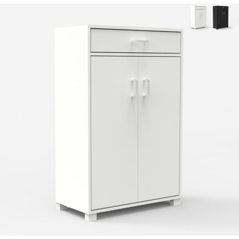 

Zapatero moderno 2 puertas abatibles 15 pares de zapatos 63 x 33 x 95 cm Avalyne | Color: Blanco