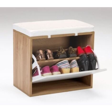 Zapatero Orden 1 Puerta 50X46X30Cm Mad Banco Kitcloset