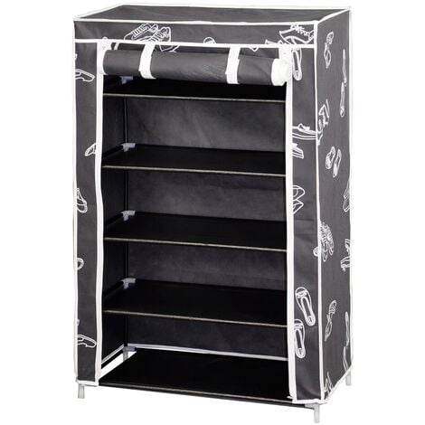 Zapatero Plegable Tela TNT 61x30x90 cm.