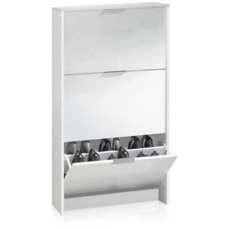 Zapatero Remi de 3 puertas Blanco (ancho) x 113cm (alto)