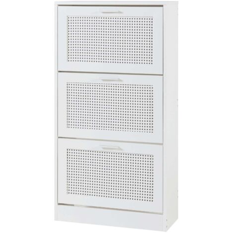Zapatero zapatero 115 x 60 x 24 cm blanco 030010143