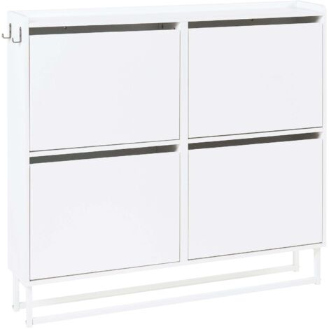 Zapatero zapatero 92 x 100 x 19 cm blanco 030010145