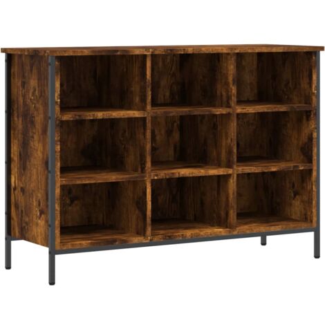 Zapatero zapatero mueble de almacenaje entrada pasillo salón 100 x 35 x 70 cm madera contrachapada marrón 020021535