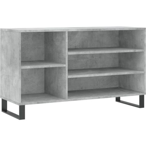 Zapatero zapatero mueble de almacenaje entrada pasillo salón 102 x 36 x 60 cm madera contrachapada gris 020021791