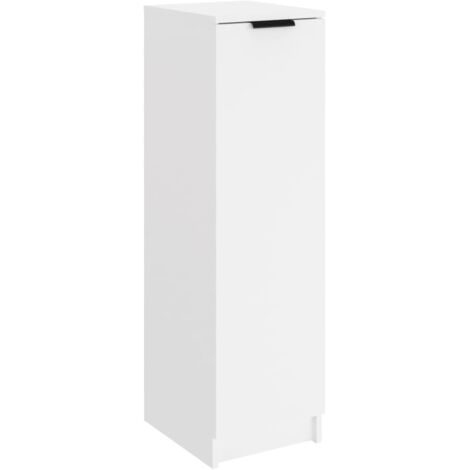 Zapatero zapatero mueble de almacenaje entrada pasillo salón 30 x 35 x 100 cm madera contrachapada blanca 020021446