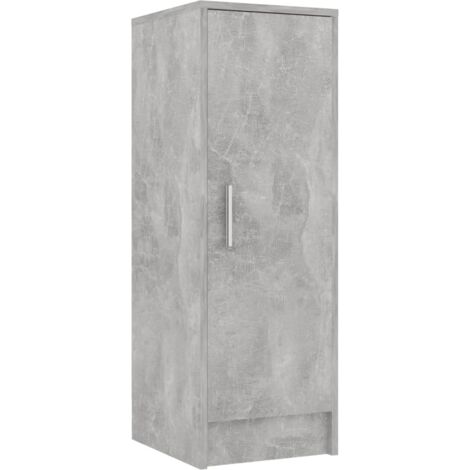 Zapatero zapatero mueble de almacenaje entrada pasillo salón 32 x 35 x 92 cm madera contrachapada gris 020021811
