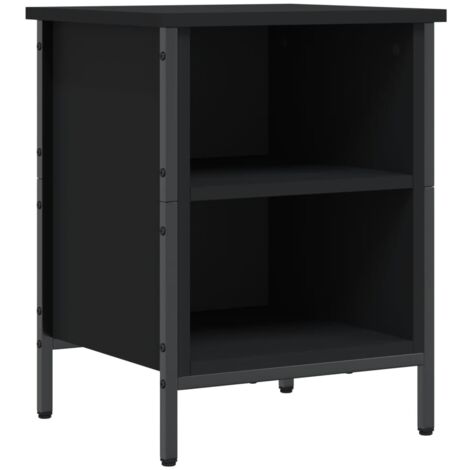 Zapatero zapatero mueble de almacenaje entrada pasillo salón 38 x 35 x 50 cm madera contrachapada negra 020021969