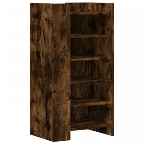 Zapatero zapatero mueble de almacenaje entrada pasillo salón 52 x 37,5 x 100 cm madera contrachapada marrón 020021562