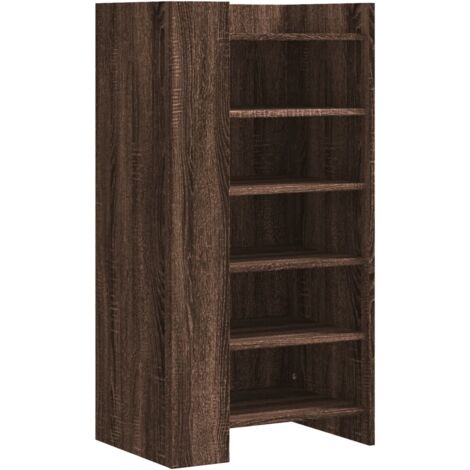 Zapatero zapatero mueble de almacenaje entrada pasillo salón 52 x 37,5 x 100 cm marrón 020021629