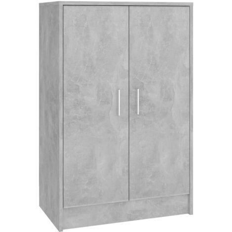 Zapatero zapatero mueble de almacenaje entrada pasillo salón 60 x 35 x 92 cm madera contrachapada gris 020021838