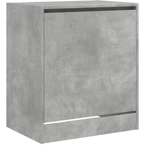 Zapatero zapatero mueble de almacenaje entrada pasillo salón 60 x 42 x 69 cm madera contrachapada gris 020021839
