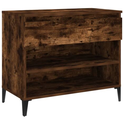 Zapatero zapatero mueble de almacenaje entrada pasillo salón 70 x 36 x 60 cm madera contrachapada marrón 020021584