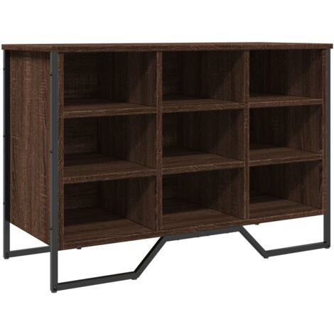 Zapatero zapatero mueble de almacenaje entrada pasillo salón 90 x 38 x 61,5 cm madera contrachapada marrón 020021665