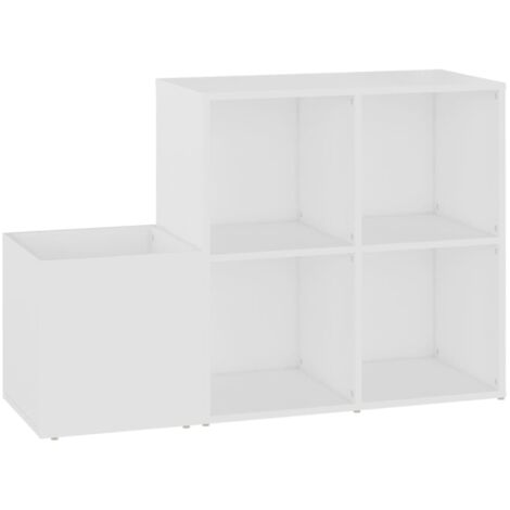 Zapatero zapatero mueble de almacenaje entrada pasillo salón blanco madera contrachapada 020021754