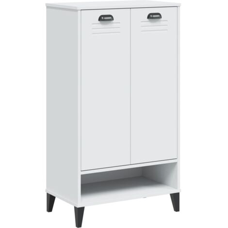 Zapatero zapatero mueble de almacenaje entrada pasillo salón blanco madera contrachapada 020022119