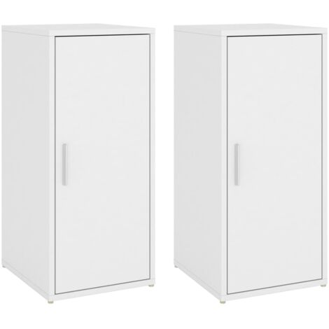 Zapatero zapatero mueble de almacenaje entrada pasillo salón juego de 2 32 x 35 x 70 cm aglomerado blanco 020022125
