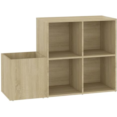 Zapatero zapatero mueble de almacenaje entrada pasillo salón Sonoma ingeniería de madera marrón 020021757