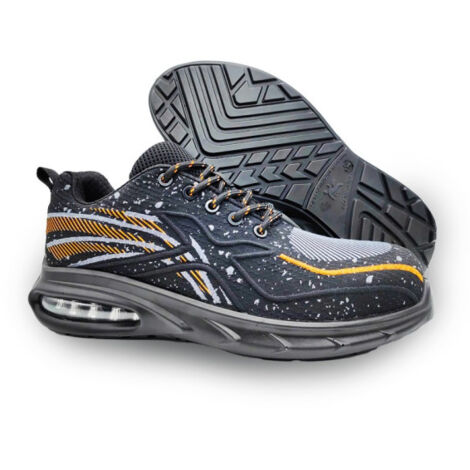 Zapatilla de seguridad SILICIO, Zapatilla sport 2DPU, Cámara Aire, Tejido 3D 41