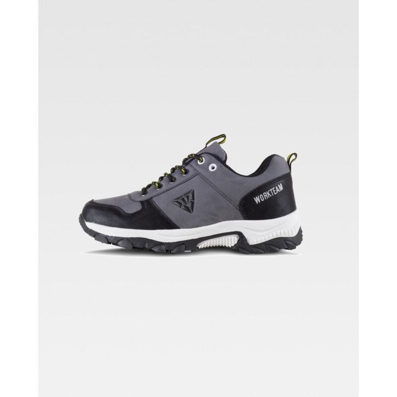 

Zapatilla tipo trecking con cordones resistente al deslizamiento WORKTEAM P4010 | 39 - Gris+Negro