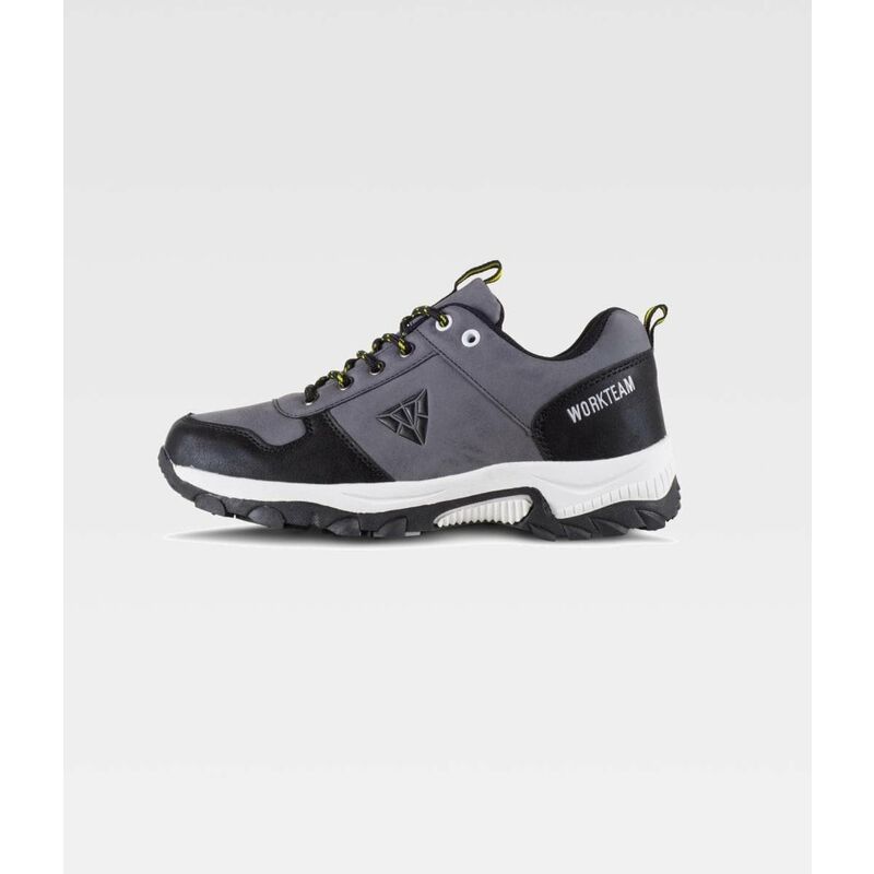 

Zapatilla tipo trecking con cordones resistente al deslizamiento WORKTEAM P4010 | 40 - Gris+Negro