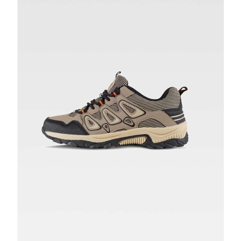 

Zapatilla tipo trecking con cordones con suela en goma TPR WORKTEAM P4011 | 36 - Beige+Negro