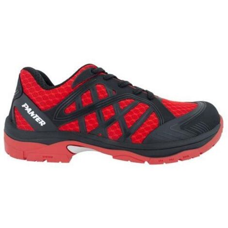 Zapatilla seguridad PANTER S1P Argos rojo