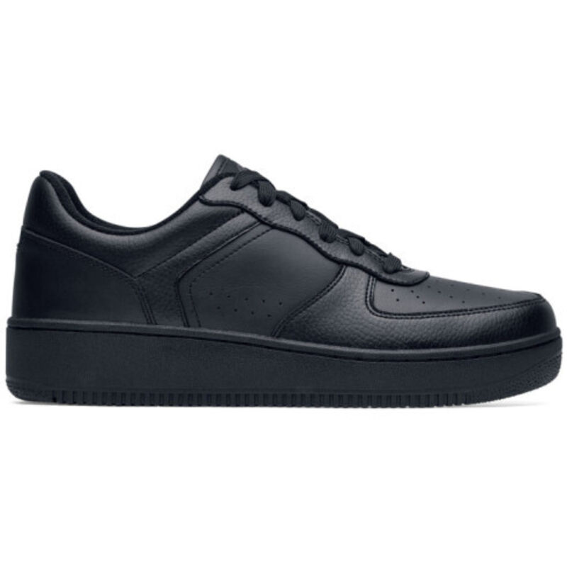 Zapatillas antideslizantes con cordones y amortiguación de espuma Revive HOLCOMBE BLACK SHOES FOR CREWS 40 Negro