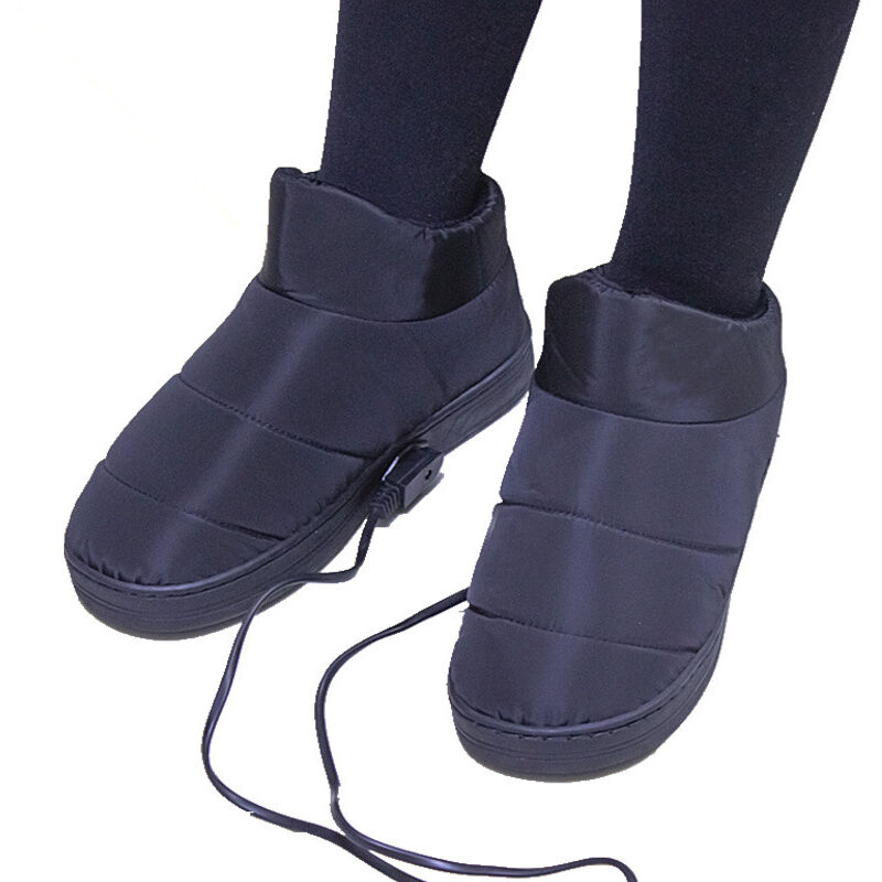 

Zapatillas con calefacción, 1 par de zapatillas con calefacción eléctrica, zapatos de felpa con calefacción, zapatos de invierno para clima frío,