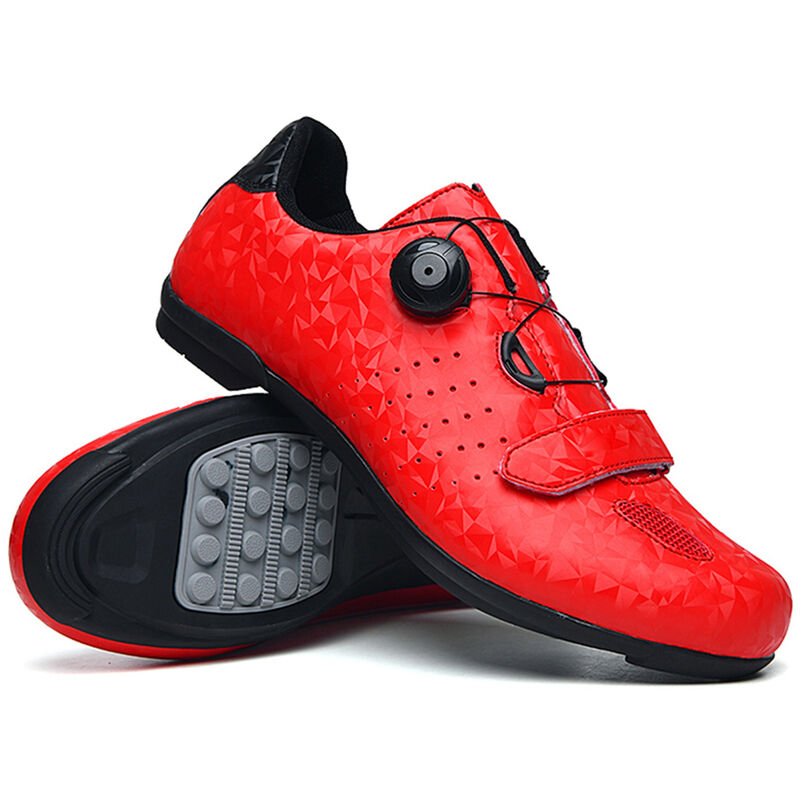 

Zapatillas de ciclismo MTB para hombre Zapatillas de bicicleta ultraligeras Zapatillas de montar comodas,Rojo, 44