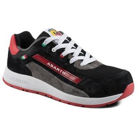 ZAPATO ABARTH 595 S3 NEGRO ROJO T 44 - AB0001BKRD-44