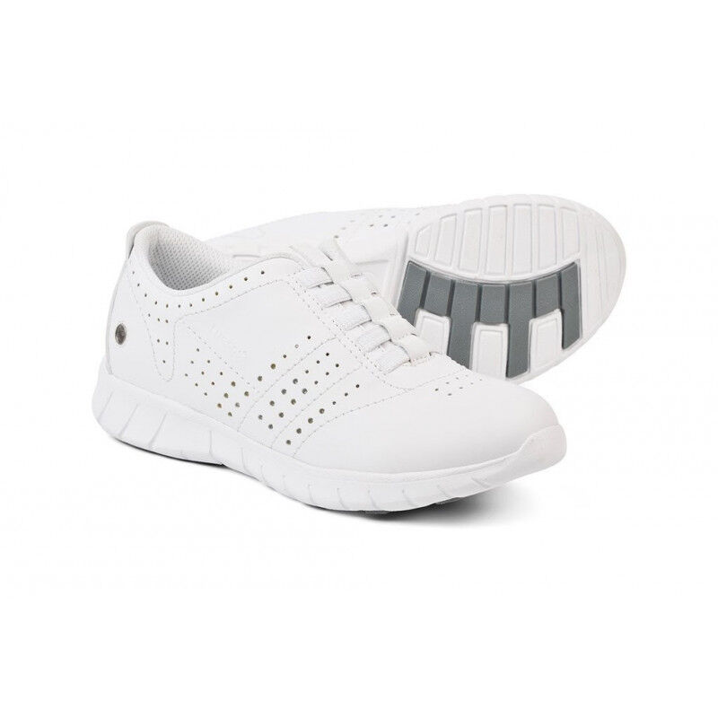 

Zapato antideslizante ERIK con ajuste elástico | Blanco - 42 - Suecos