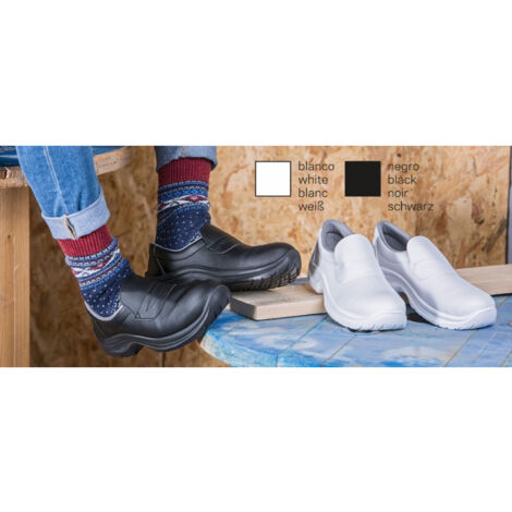 Zapato con puntera de seguridad ajustable con elástico y pala transpirable DIAN 29057-S2