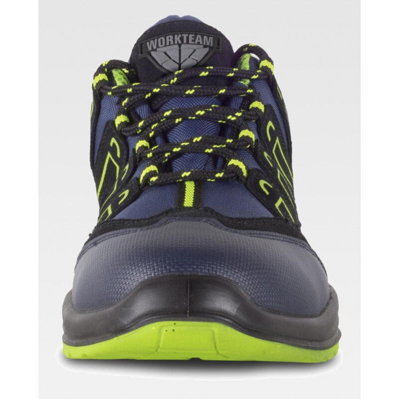 

Zapato de seguridad S1P combinado libre de metal WORKTEAM P3012 | 39 - Marino+Verde Flúor