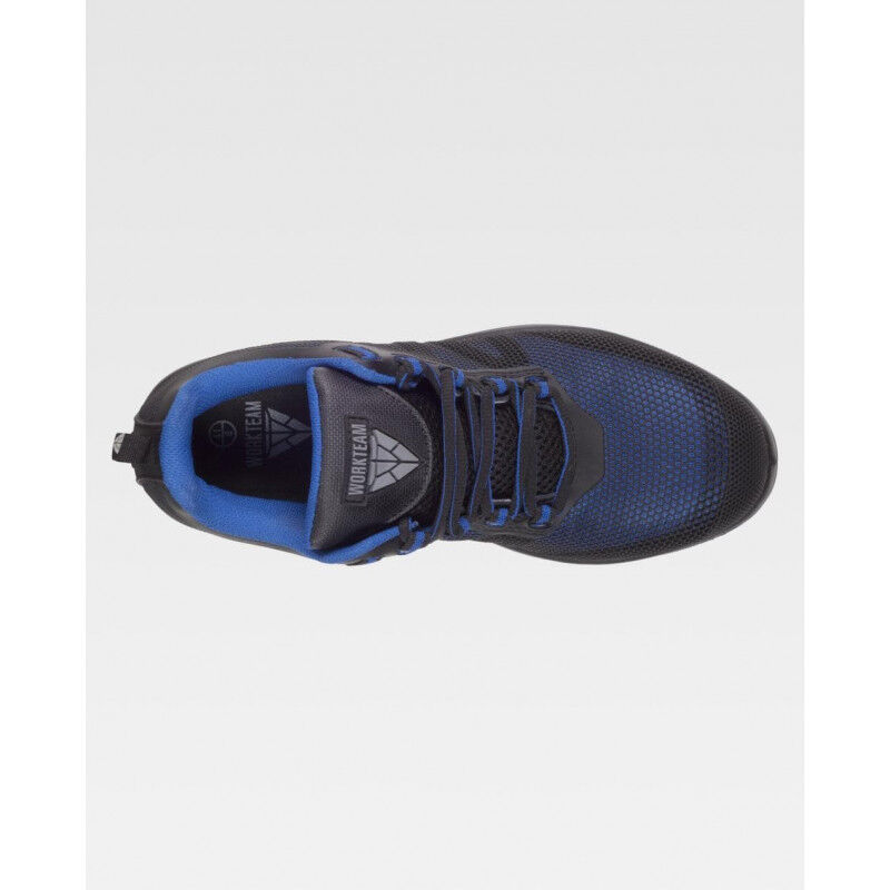 

Zapato de protección combinado con cordones libre de metal WORKTEAM P3031 | 47 - Azulina / Negro