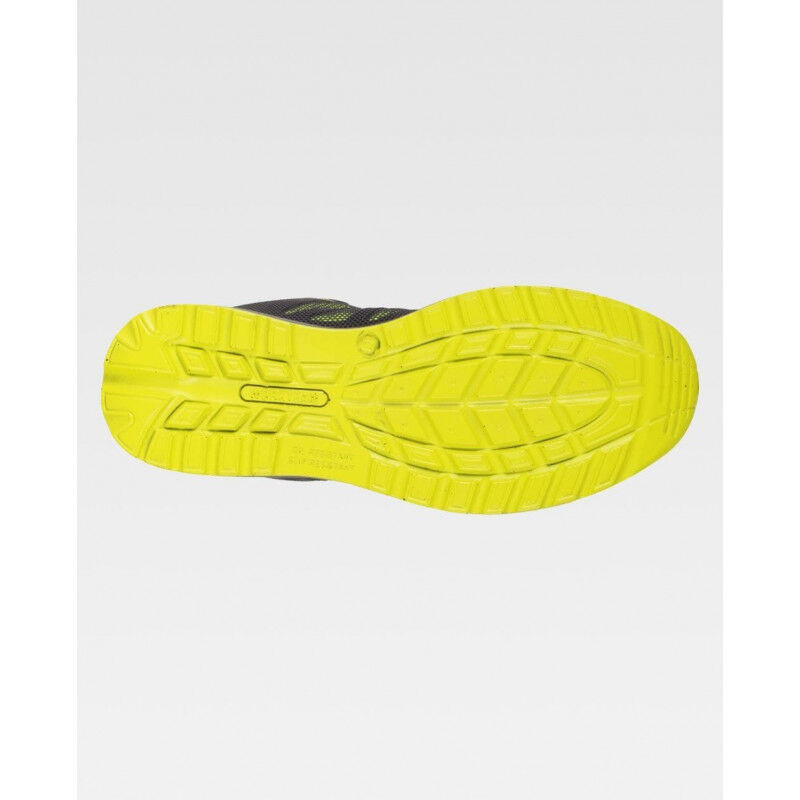 

Zapato de protección combinado con cordones libre de metal WORKTEAM P3031 | 44 - Verde lima / Negro