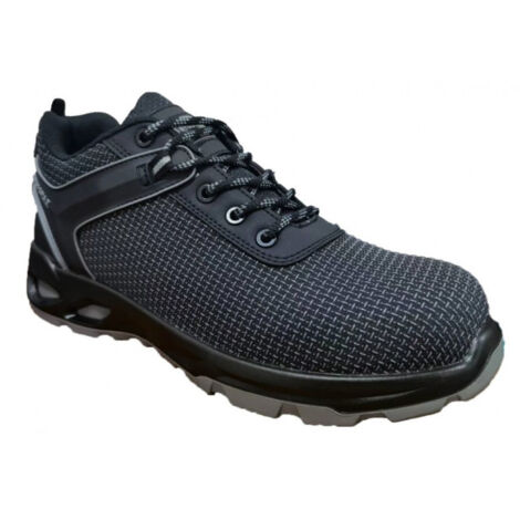 Zapato de seguridad AMANTIO S3 tejido PUTEK gris SAFETOP 48
