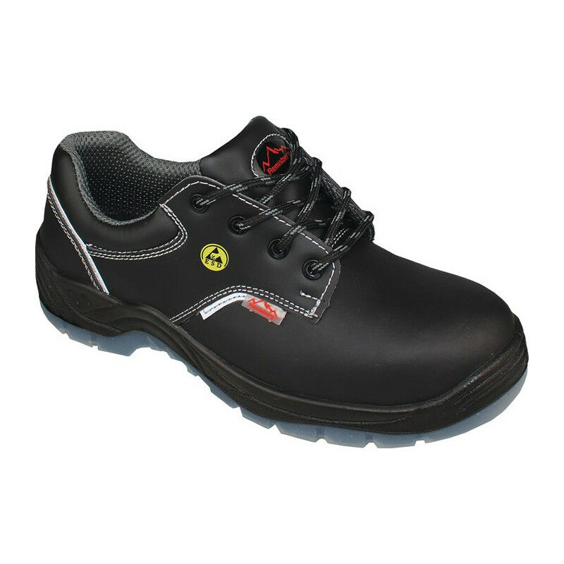 

Remisberg - Zapato de seguridad Coruna-ESD talla 46 negro S3 ESD EN20345 / EN ISO 61340-5-1 piel